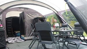 Inside the AirTek 8 Pro tent (photo courtesy of Iain Duff) Inside the AirTek 8 Pro tent (photo courtesy of Iain Duff)