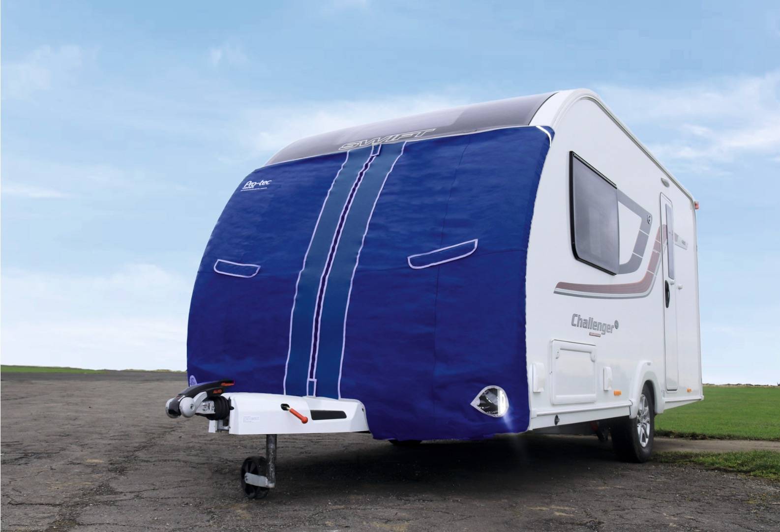 A caravan towing jacket A towking jacket