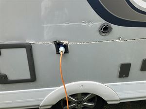 Motorhome damage can be severe (photo credit: Auto-Sleepers) Motorhome damage can be severe (photo credit: Auto-Sleepers)