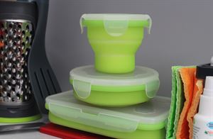 Foldable storage containers (photo by Iain Duff) Foldable storage containers (photo by Iain Duff)