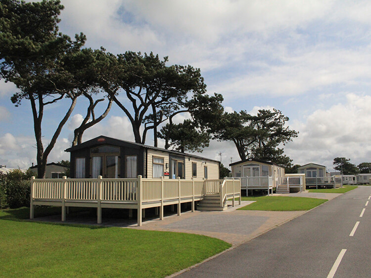 Park home decking at Stanwix Park home decking at Stanwix