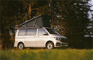 A campervan in the woods (photo courtesy of Shutterstock) A campervan in the woods (photo courtesy of Shutterstock)