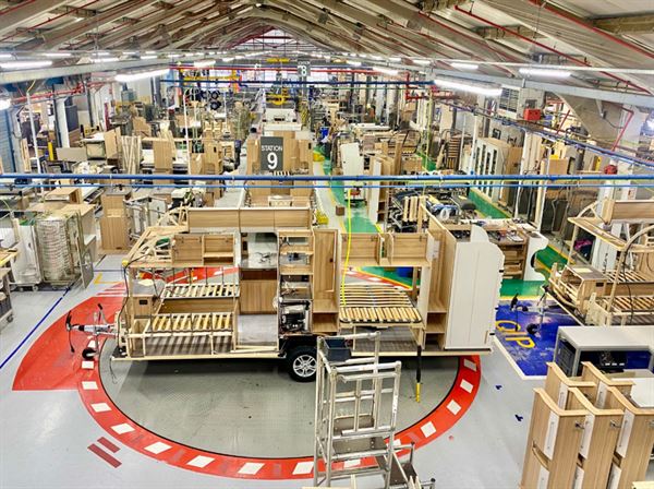 Inside a Bailey factory (photo courtesy of Lee Davey)