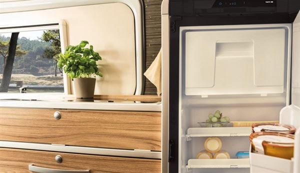 A Thetford built-in fridge (photo credit: Thetford)