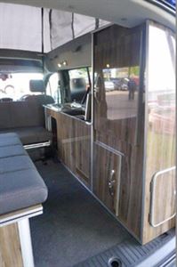 Cabinets in the back