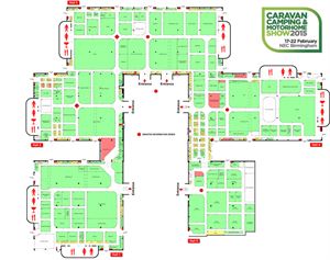 NEC caravan show guide map NEC caravan show guide map