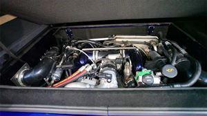 500bhp Porsche engine in the boot