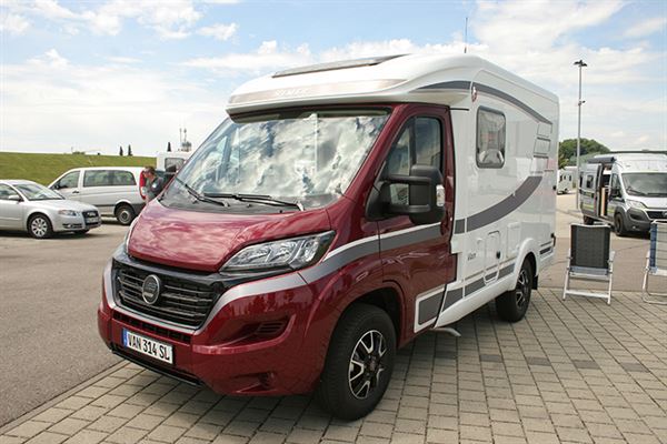 You can get the Hymer Van 314 SL in a pleasing shade of red
