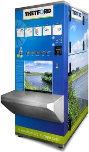 The Thetford waste cleaning machine