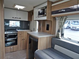 Inside there's a good sized kitchen and lounge