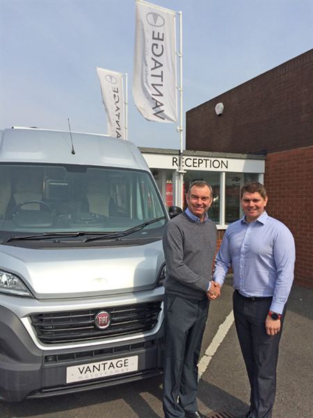 Scott Naylor and Michael Hardicker shake on the deal
