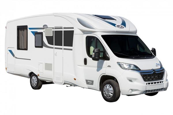 The new HP74 PLA motorhome is being sold exclusively in the UK by Webbs Motorcaravans