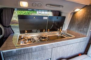 The side kitchen