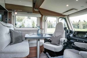 The front lounge holds few surprises in the all-new A-class B-Modern Comfort 580