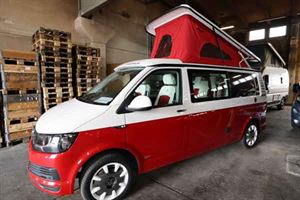 The Sixty has two-tone red and white paintwork as standard The Sixty has two-tone red and white paintwork as standard