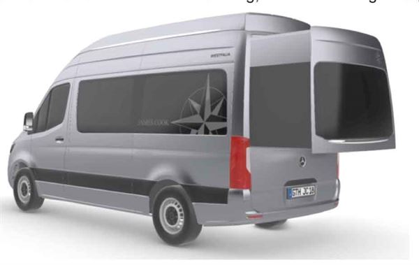 The new James Cook campervan from Westfalia will be launched next year The new James Cook campervan from Westfalia will be launched next year