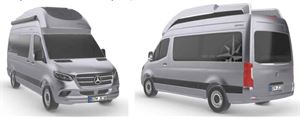It will have a bespoke high roof built by Westfalia It will have a bespoke high roof built by Westfalia