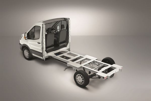 Ford's new Transit skeletal chassis cab Ford's new Transit skeletal chassis cab