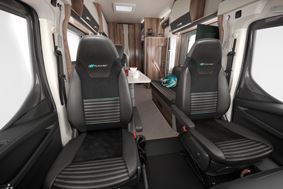 Swift Kon-tiki Dynamic seats are leather clad