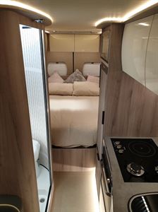 WildAx Elara has a lengthway double bed in the rear