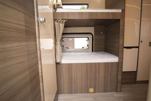 Rear bunk beds in the Evo Sound © Warners Group Publications, 2019