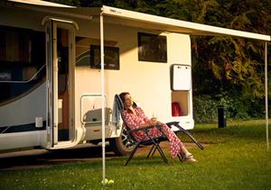 All Autograph models come with a Thule wind-out awning as standard
