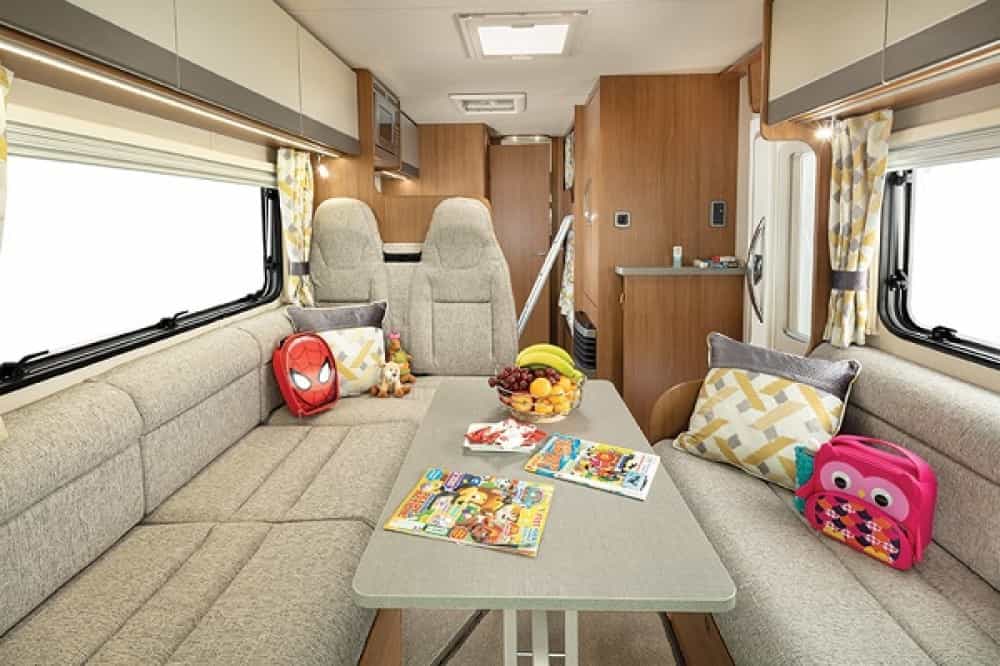 Interior of the Auto-Trail Tribute F72