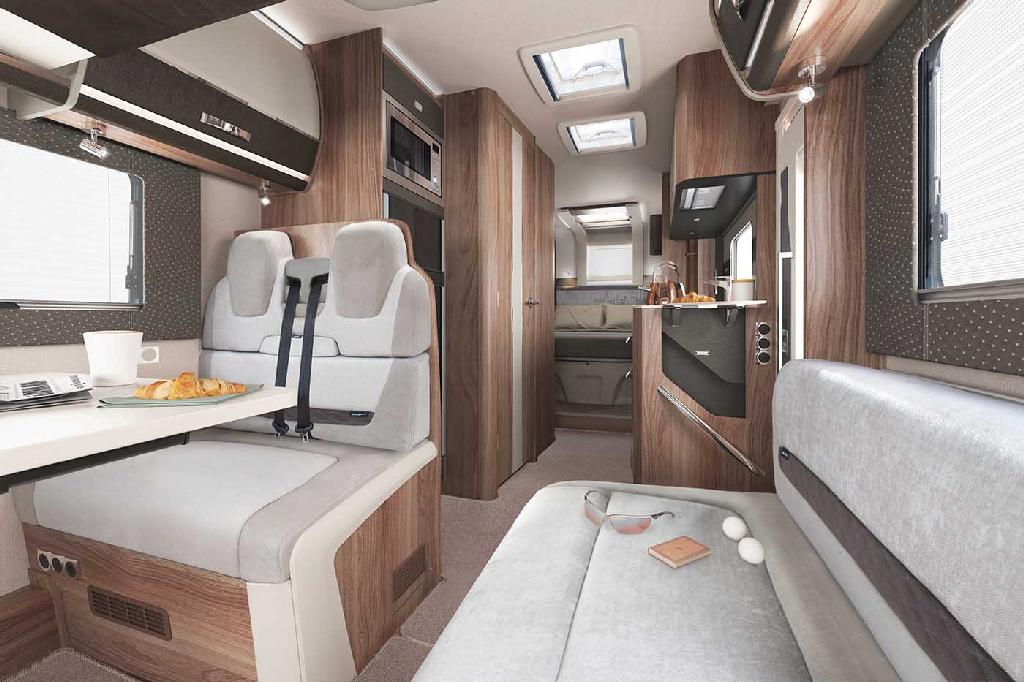 Interior of the Swift Kon-tiki 625 motorhome