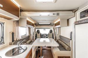 Interior view of the Rimor Seal 99 Plus motorhome