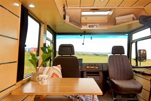 The dining area (photo courtesy of Love Campers)