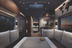 Lighting in the new Niesmann Flair (photo courtesy of Niesmann+Bischoff)