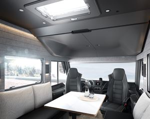 Niesmann's new Flair has an optional cab bed (photo courtesy of Niesmann+Bischoff)