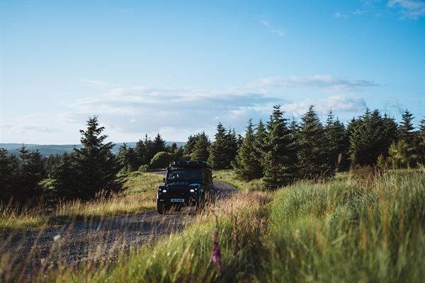 Discover the Northumberland 250 in a kitted out Defender (photo courtesy of Northumberland 250)