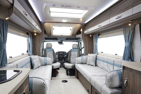 The 2022 Auto-Sleepers Winchcombe lounge (Photo courtesy of Auto-Sleepers)