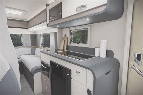 Swift Ascari 372 kitchen (photo courtesy of Swift)