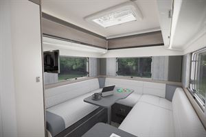 Swift Ascari 372 rear lounge (photo courtesy of Swift)