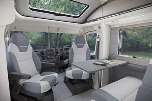 Swift Ascari 372 front lounge (photo courtesy of Swift)
