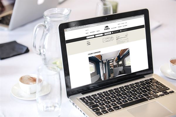 Laika's new configurator (photo courtesy of Laika)