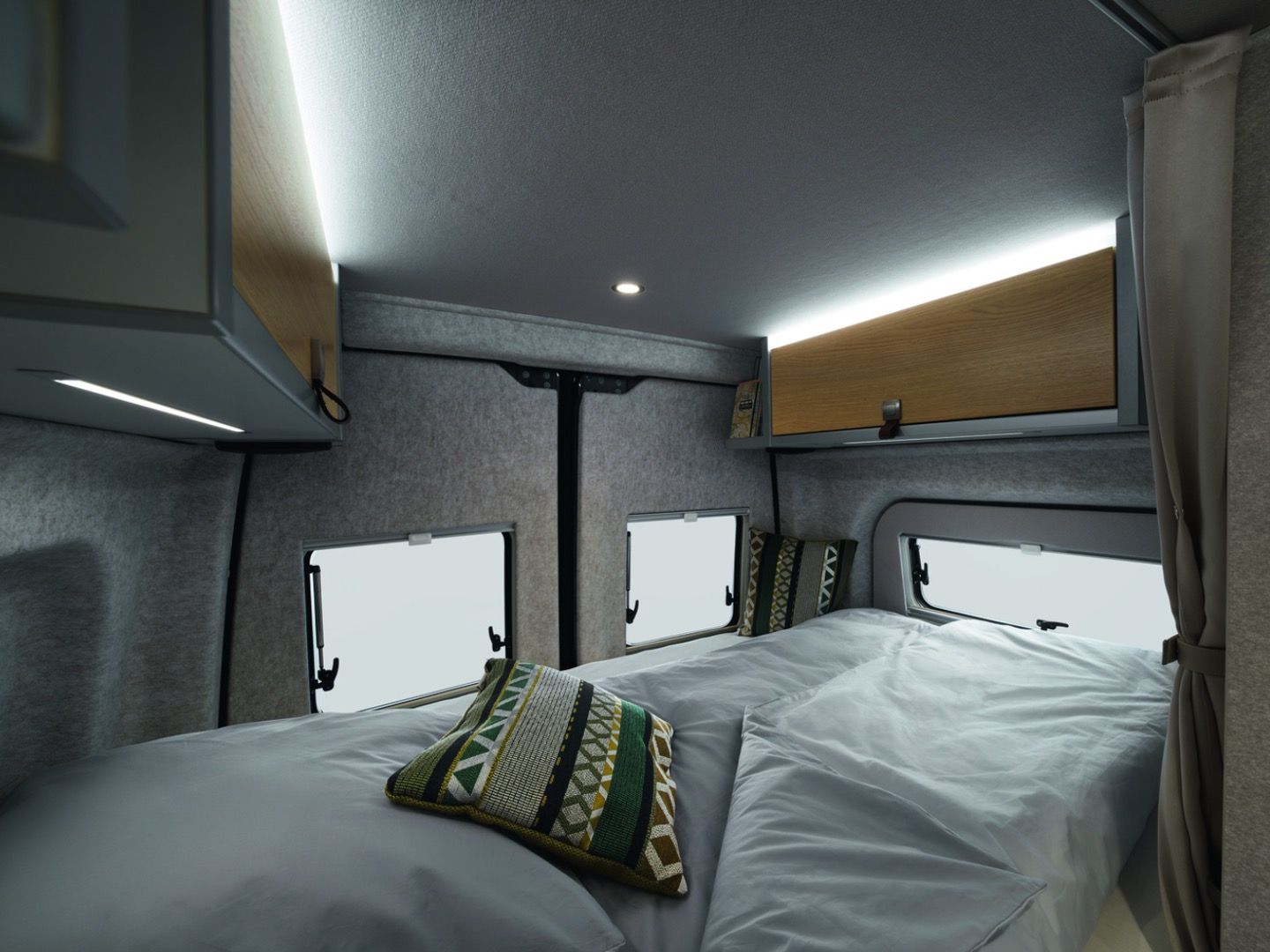 The bedroom inside the Grand Canyon S