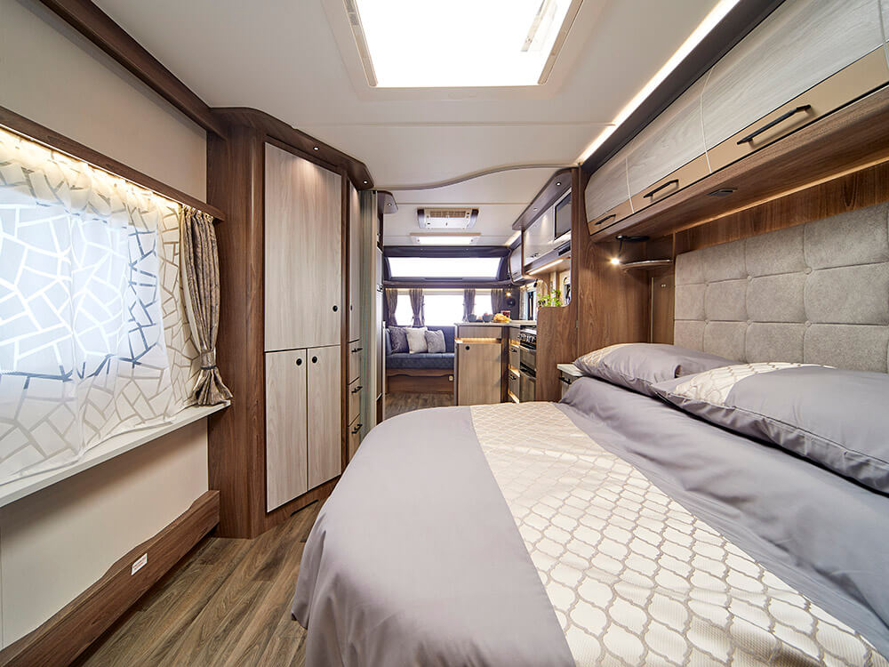 The bedroom in the Lusso