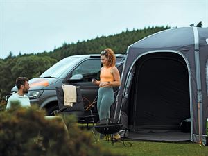 Hexaway Pro Air awning (photo credit: Vango) Hexaway Pro Air awning (photo credit: Vango)