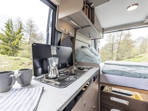 The kitchen in the CV540 (photo credit: Carado) The kitchen in the CV540 (photo credit: Carado)