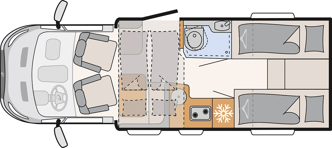 JustGo T 6815 EB layout