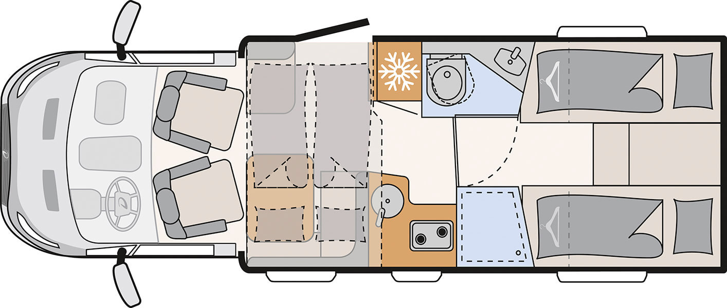 JustGo T 7055 EB layout