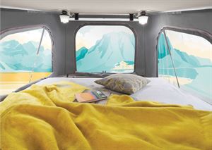Inside the Eriba Touring 630 (photo courtesy of Eriba)