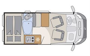 Dethleffs Globetrail 540 DR layout (photo credit: Dethleffs) Dethleffs Globetrail 540 DR layout (photo credit: Dethleffs)