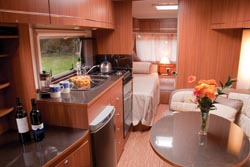 Adiva caravan interior