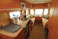 caravan interior Bailey Pageant Bretagne
