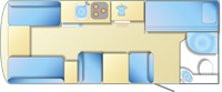 adria altea 542 dt layout