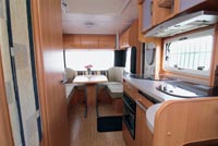 caravan interior image TEC Travel King 510TE